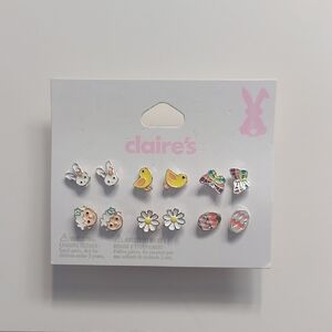 Claire's Easter Animal and Flower Earring Set - Multicolor‎